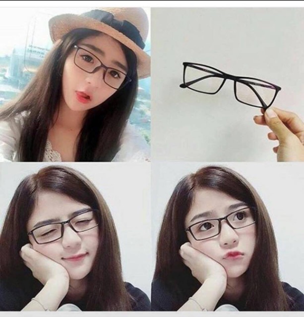 Kính gọng dẻo - trong suốt