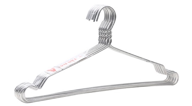 Bộ 10 cái móc nhôm phơi quần áo loại dầy