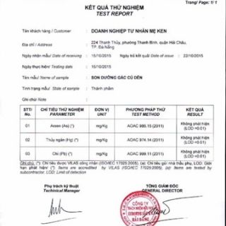 Son kem gấc dền mẹ ken