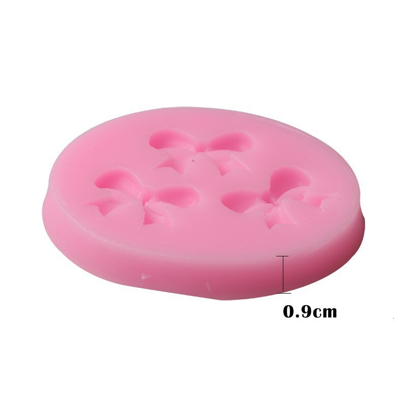 Khuôn Silicone Tạo Hình Nơ 3D Trang Trí Bánh