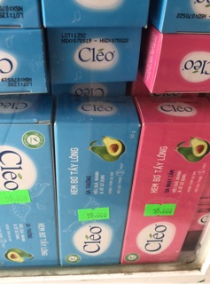 kem tẩy lông cleo