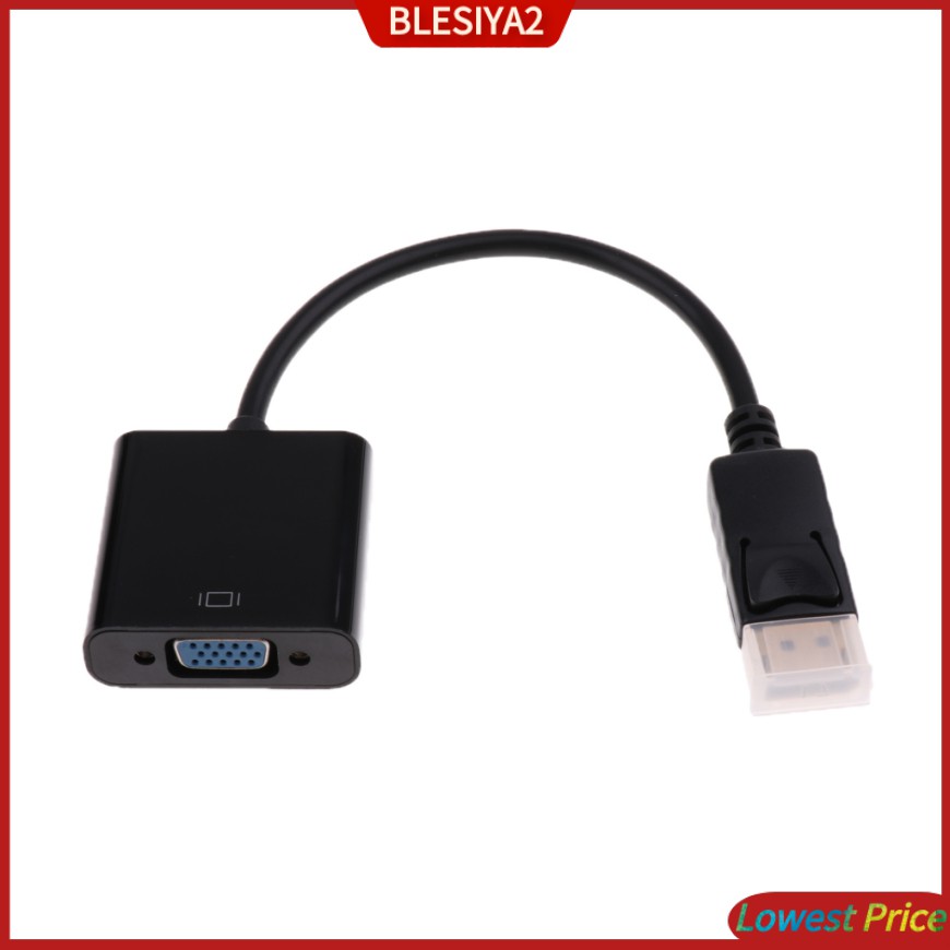 (Hàng Mới Về) Giắc Chuyển Đổi Hd Display Port Dp Male Sang Vga Female Hỗ Trợ 1920x1080