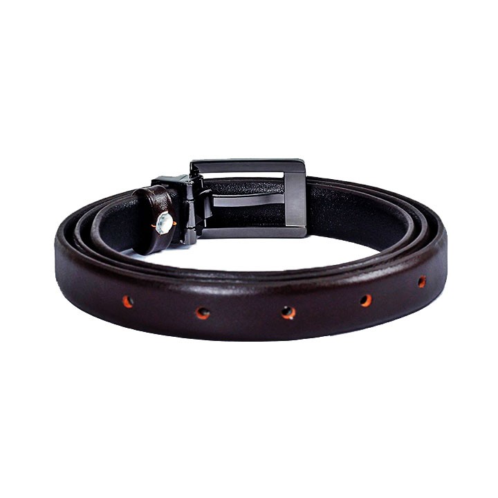 Thắt lưng nữ Huy Hoàng da bò 2P màu nâu HP5117