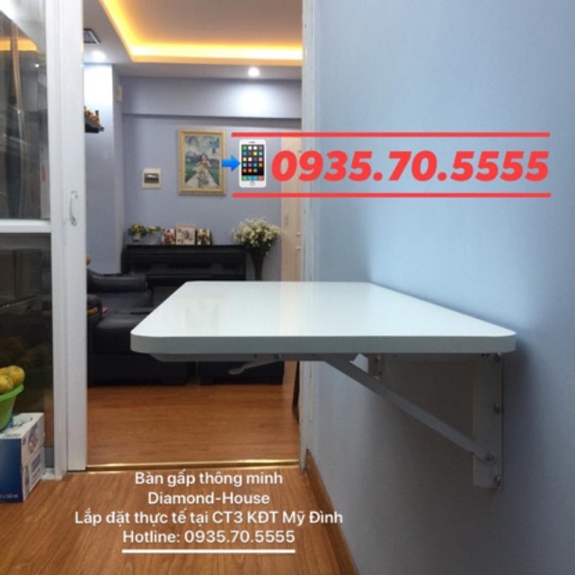 ♛Bàn gấp treo tường thông minh Diamond House CNC