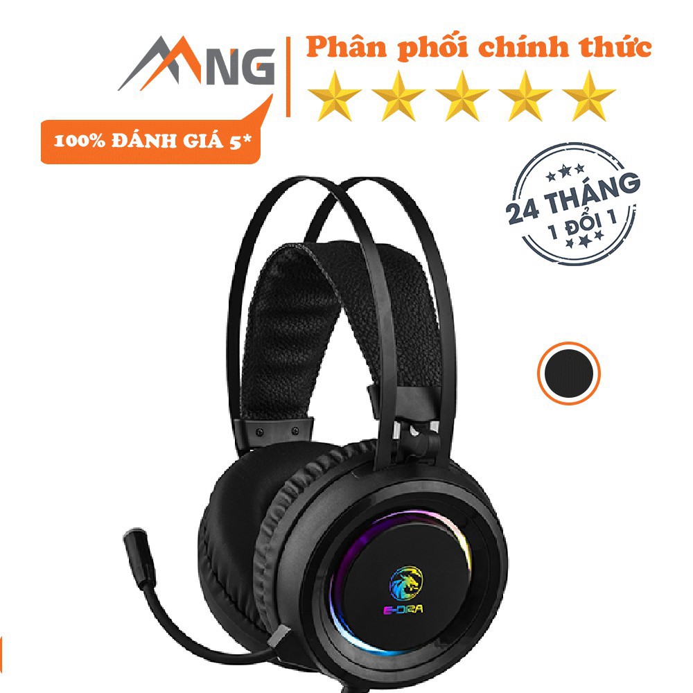 Tai nghe Gaming EDRA EH410 PRO Chơi Pubg, các Game chiến thuật Đèn Led RGB Có Dây | BigBuy360 - bigbuy360.vn