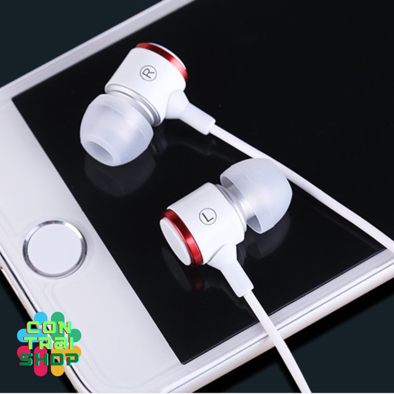 Tai Nghe có dây nhét tai chính hãng JZGSHARK chống ồn thiết kế đẹp bắt mắt bảo hành 1 đổi 1 trong 1 tháng
