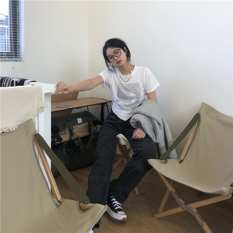 Áo Thun Tay Ngắn Dáng Ôm Thiết Kế Độc Đáo Thời Trang Cá Tính Cho Nữ