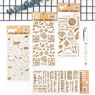 Phụ kiện trang trí: Twinkle sticker/ Hình dán