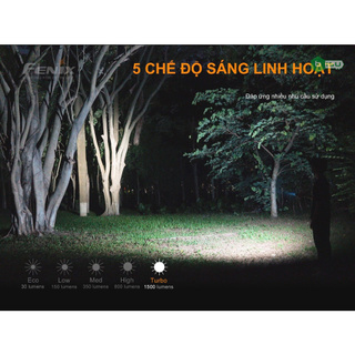Đèn pin FENIX E28R (1500 Lumens) chiếu xa 200 mét