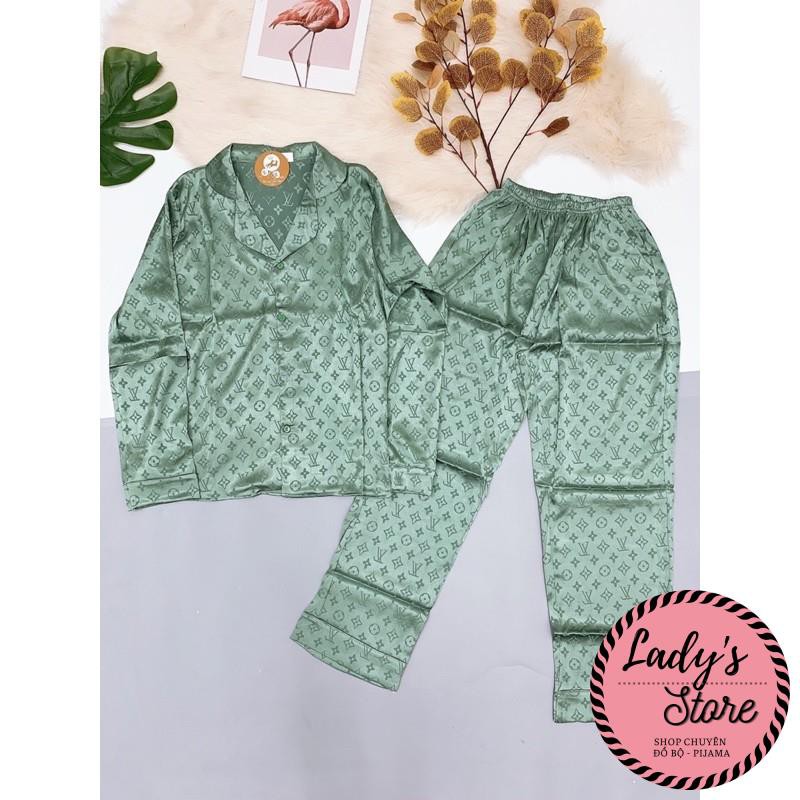 Đồ Bộ Pijama - Bộ Gấm Áo Cộc Quần Lửng Cao Cấp [Hàng Chuẩn Kèm Video+ảnh thật] | BigBuy360 - bigbuy360.vn