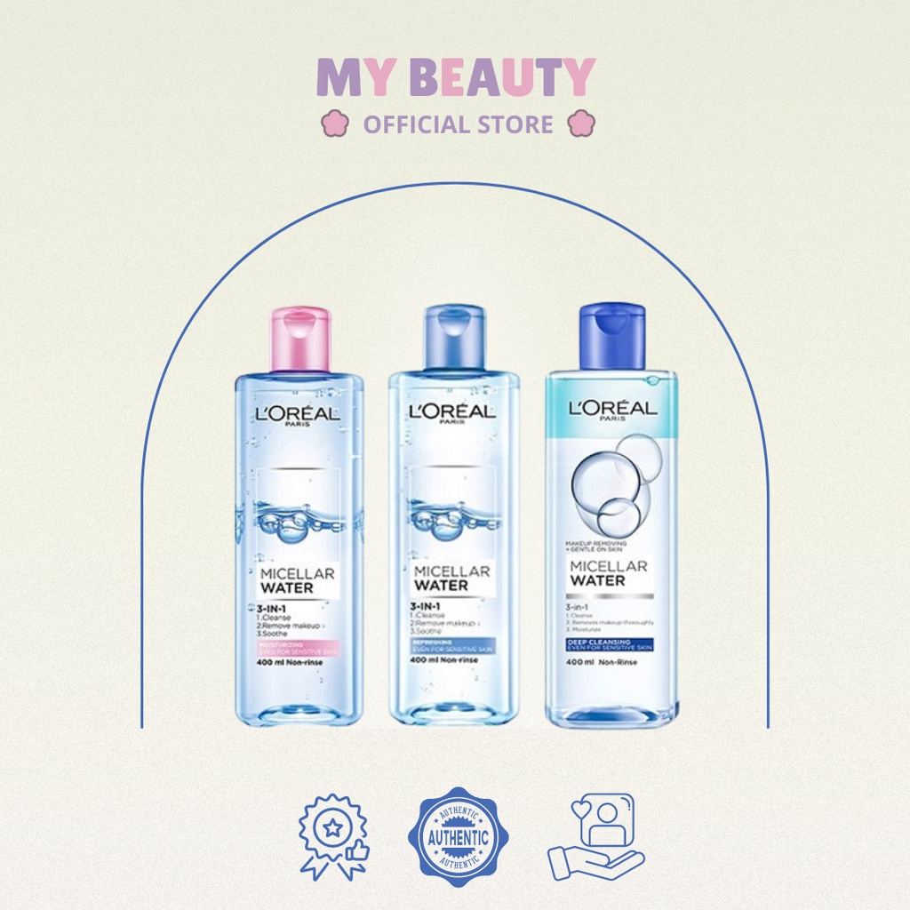 L’oreal | Nước Tẩy Trang L’oreal Micellar Water 400ml | MY BEAUTY Vietnam