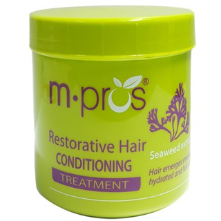 Kem hấp dầu phục hồi tóc hư tổn Mpros chiết xuất rong biển hũ 500ml