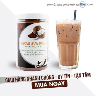 550g/Hũ - Bột Cacao sữa dừa GreenD Food
