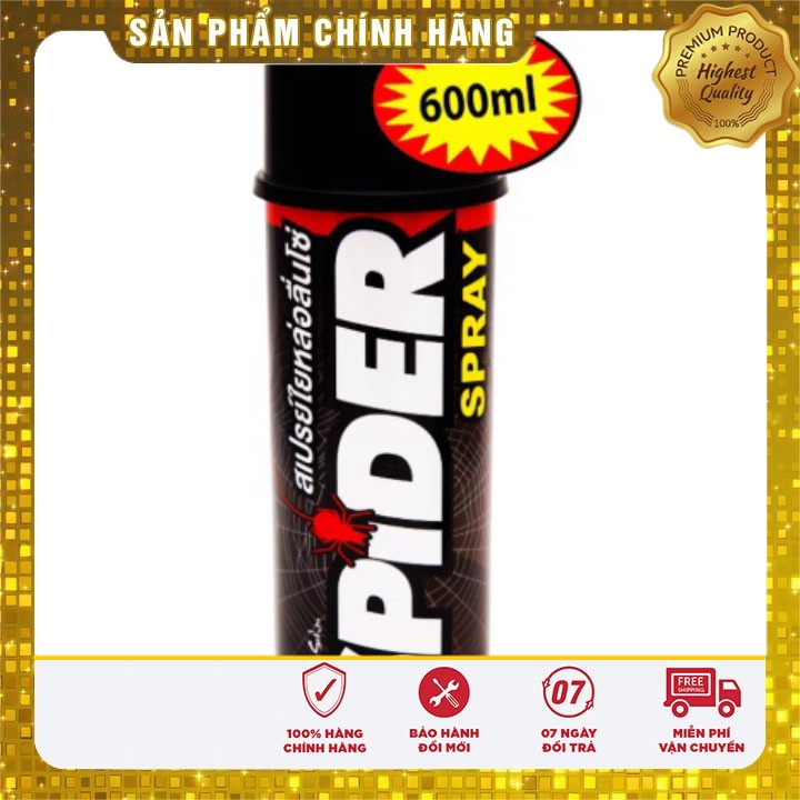 Chai xịt dưỡng sên xích spider spray lube71 600ml