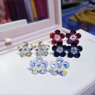 BÔNG TAI PHA LÊ CAO CẤP ( SWAROVKI ) -Tặng hộp đẹp