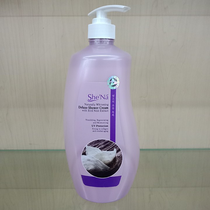 Sữa tắm SheNa tinh chất tổ yến 1200ml Nhập khẩu Malaysia