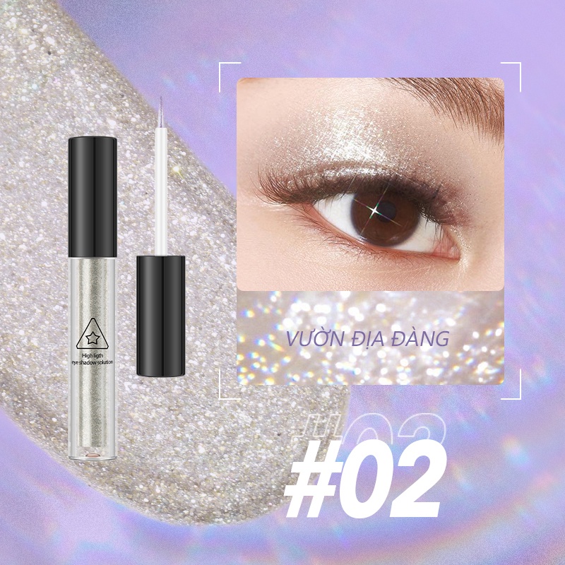 [Hàng mới về] Phấn mắt dạng lỏng HISYI màu ngọc trai lấp lánh thời trang