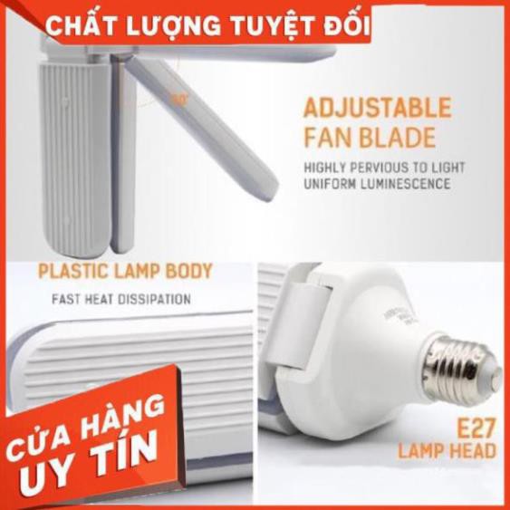 ĐÈN LED SIÊU SÁNG 45W HÌNH 3 CÁNH QUẠT-Bảo Hành 1 Năm
