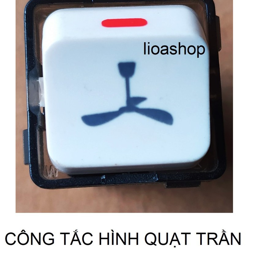 CÔNG TẮC VUÔNG LiOA 1 CHIỀU CÓ HÌNH THIẾT BỊ .