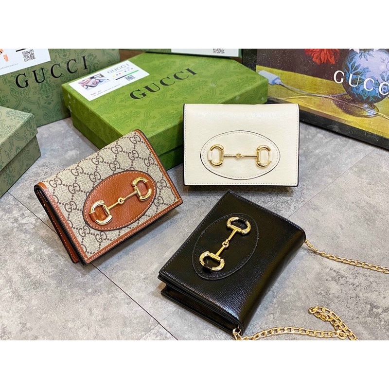 [Mã SKAMLTSM9 giảm 10% đơn 99K] Ví Gc horsebit có dây Đeo chéo mini Fullbox size 15 (ảnh thật)