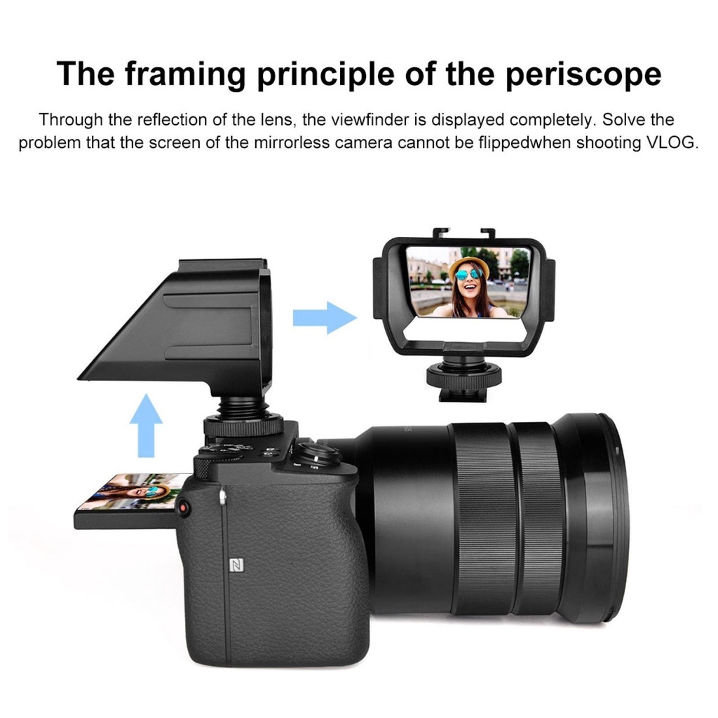 JONYE Gương Lật Hỗ Trợ Chụp Ảnh Selfie Cho Sony A6000 / A6300 / A6500