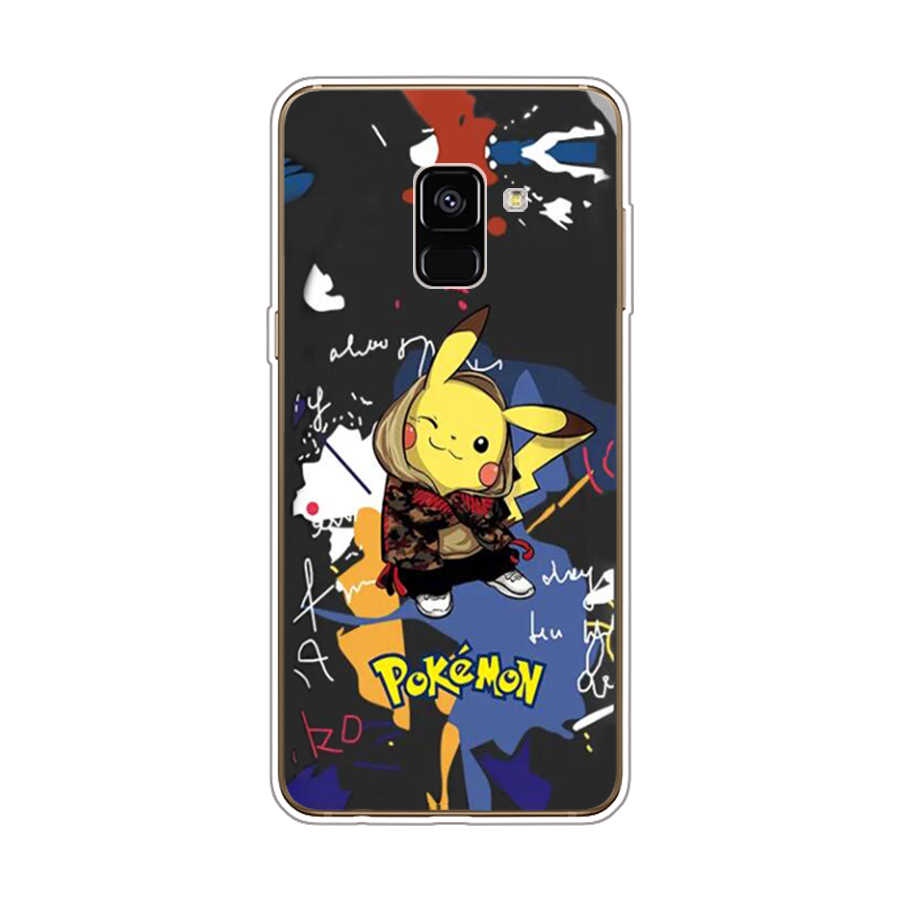 Ốp Điện Thoại TPU Dẻo In Họa Tiết Độc Đáo Thời Trang Cho Samsung Galaxy A8 plus 2018 A6 2018 plus
