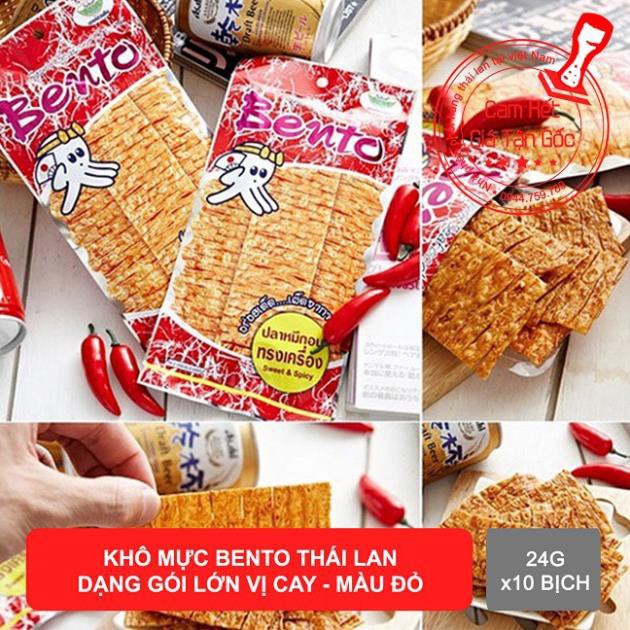 Mực Bento Thái Lan vị cay ngọt 24g