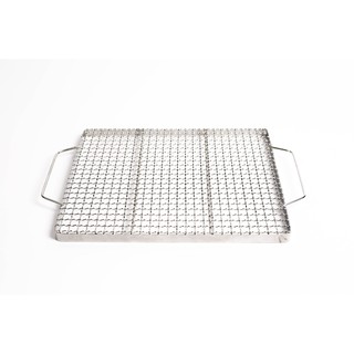 Vỉ nướng thay thế inox 304 chống gỉ, dành cho bếp nướng BBQ dã ngoại size M (35x35)