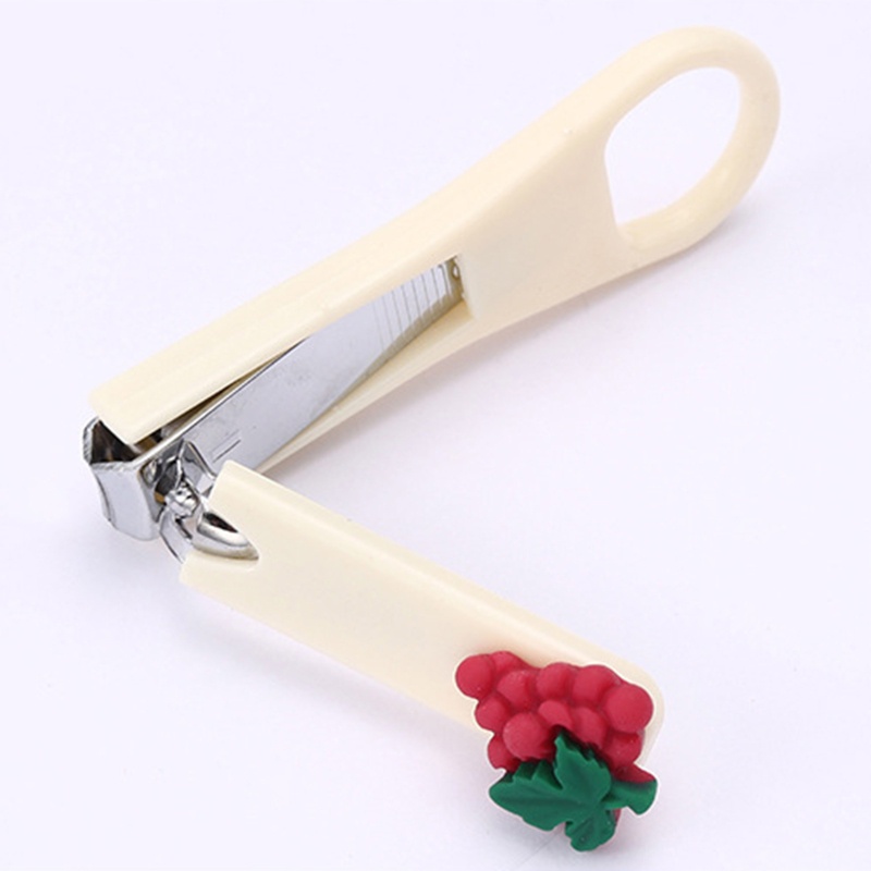 Kềm Cắt Móng Tay Bằng Thép Carbon Chống Văng Họa Tiết Hoa Cúc Dễ Thương