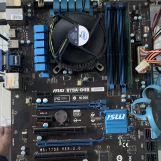 Main Msi B75-G43 + i7-3770k fan chính hãng