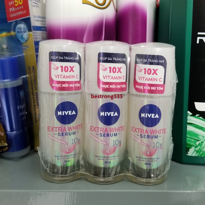 lăn ngăn mùi NIVEA serum trắng mịn 40ml