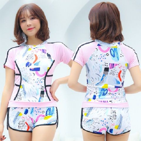 Set Đồ Tắm In Họa Tiết Hoa Xinh Xắn Dành Cho Nữ | BigBuy360 - bigbuy360.vn
