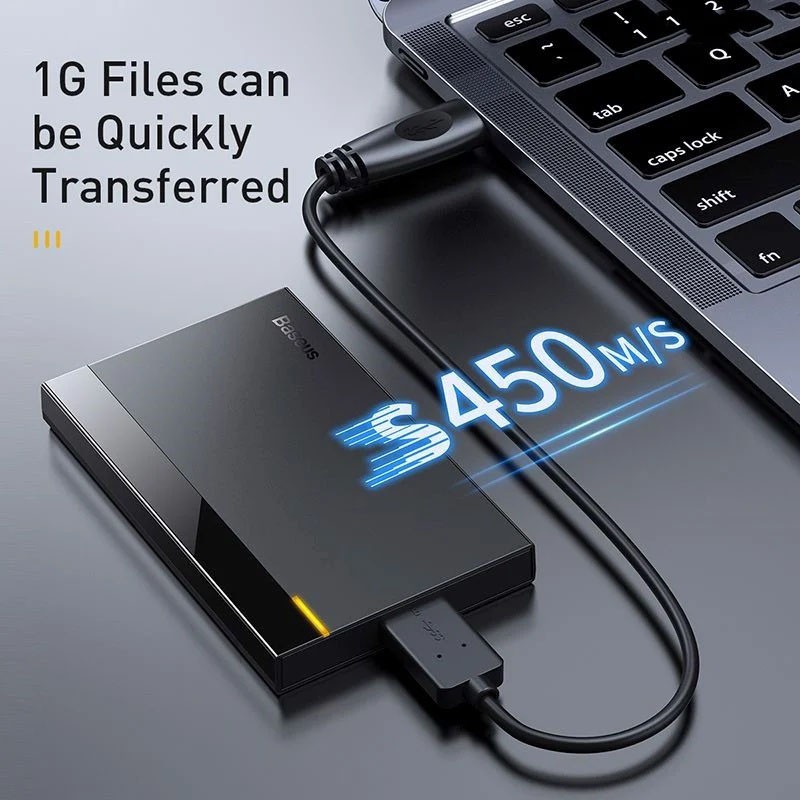 Thiết bị chuyển đổi ổ cứng gắn trong thành ổ cứng di động Baseus Full Speed Series 2.5” HDD/SSD Box