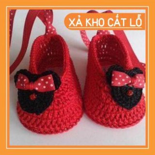 [Xả Hàng] Giày Mickey - Giày dép Thu Đông handmade cho bé - Made By Bunny