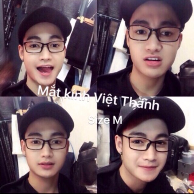 Gọng kính cận nam nữ dẻo đủ size kính gọng dẻo vuông teen loại 2