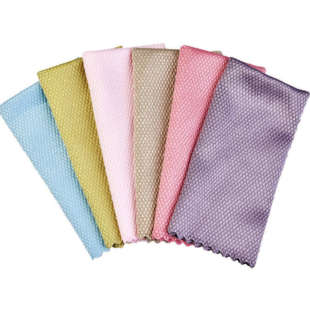 Khăn Lau Chén Dĩa Bằng Sợi Micro Siêu Thấm Hút Chống Dầu Mỡ Hiệu Quả