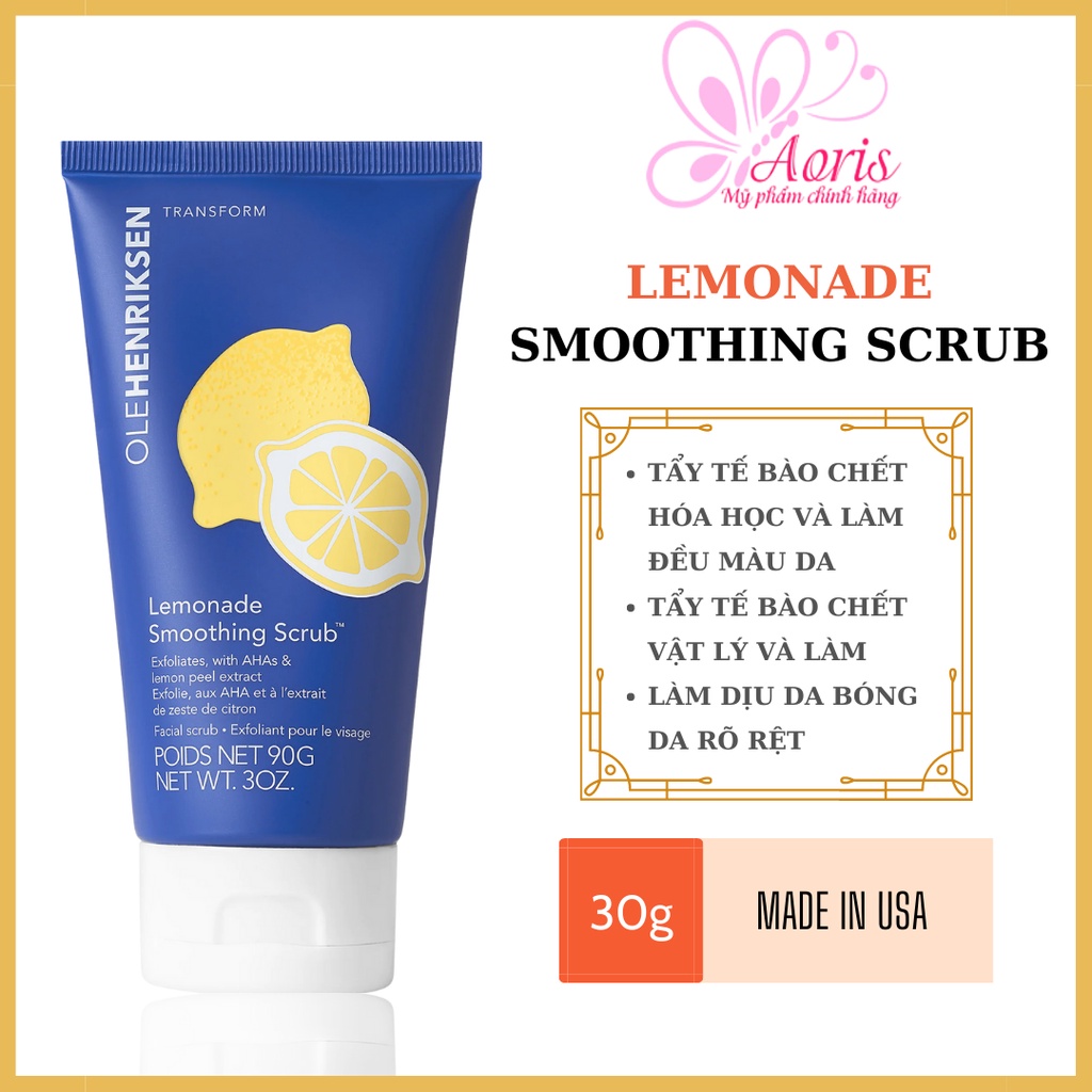 Tẩy tế bào chết Ole Henriksen Lemonade Smoothing Scrub - 30g