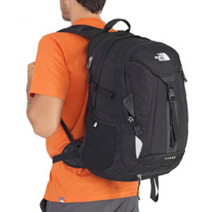 Balo du lịch nam nữ The North Face Surge 2010 có ngăn đựng laptop chất vải chống nước
