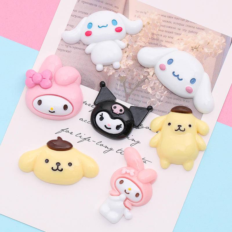 Phụ Kiện Trang Trí Giày DIY Họa Tiết Hoạt Hình Kuromi Cinnamon Đáng Yêu