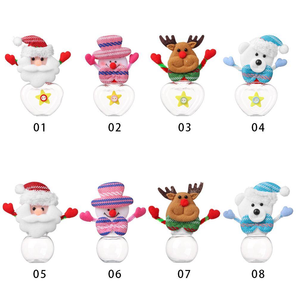 Lọ Đựng Kẹo Nắp Chai Hình Ông Già Noel Xinh Xắn