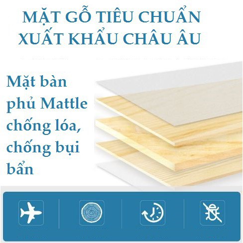 [CHÍNH HÃNG] Bàn học chống gù chống cận thông minh 1m2 xuất khẩu châu Âu ROYAL1200