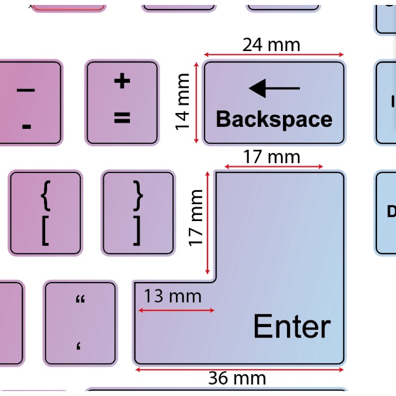 Decal - Sticker dán bàn phím PC