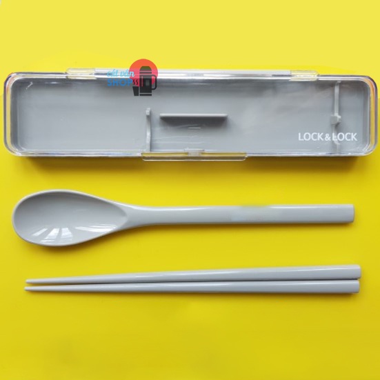 Bộ muỗng đũa nhựa Lock&Lock nhỏ gọn dễ dàng mang theo LLC115