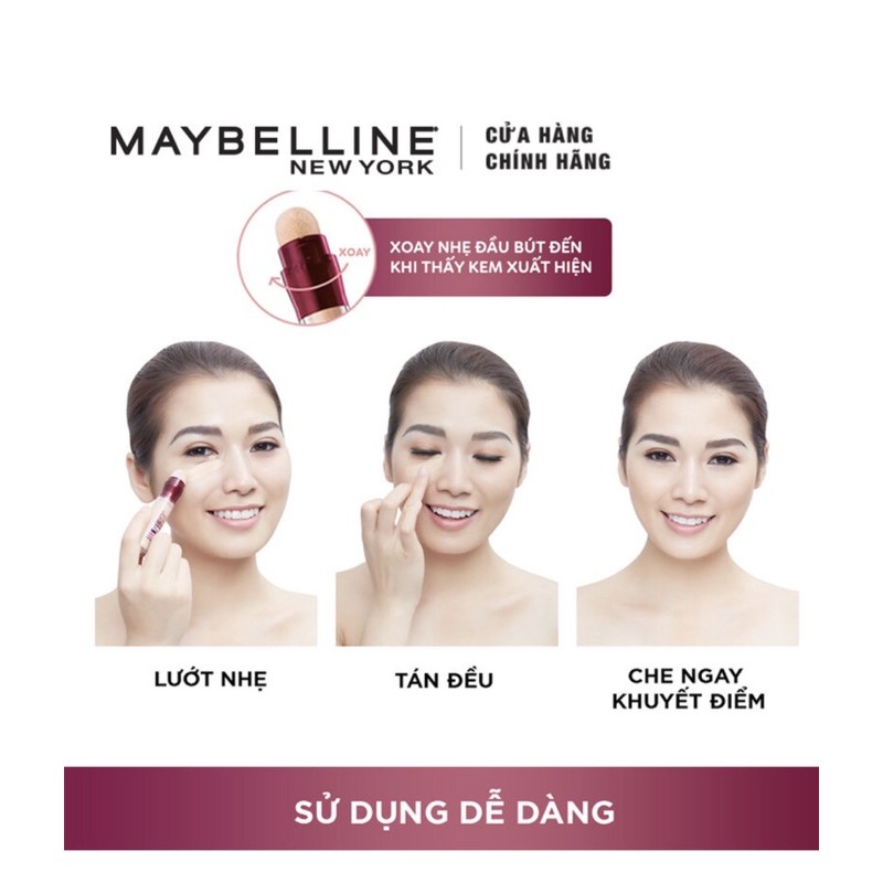 Bút Cushion Che Khuyết Điểm Maybelline Giảm Quầng Thâm  6ml