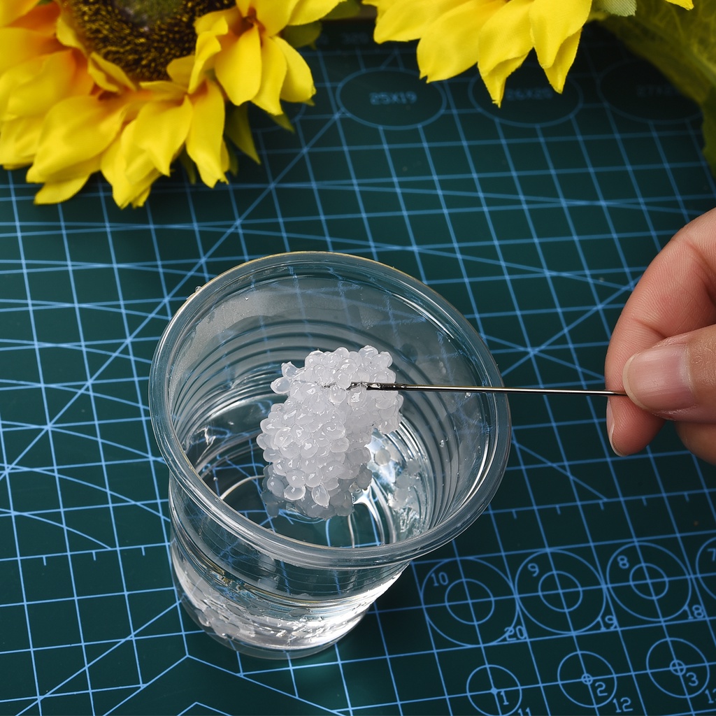 Túi 100g Bột Nhựa Polymorph Trắng Gấp Lại Được Thân Thiện Với Môi Trường Dùng Để Trang Trí Nhà DIY