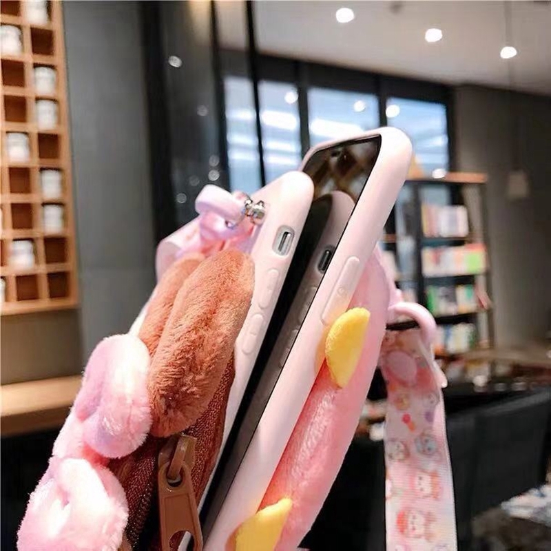 Ốp ví hoạt hình vải bông nhiều mẫu mã cho Samsung A10 A10S A20 A30 A70 A50 A50S A30S A7 2018 A51 A71 S11 Plus