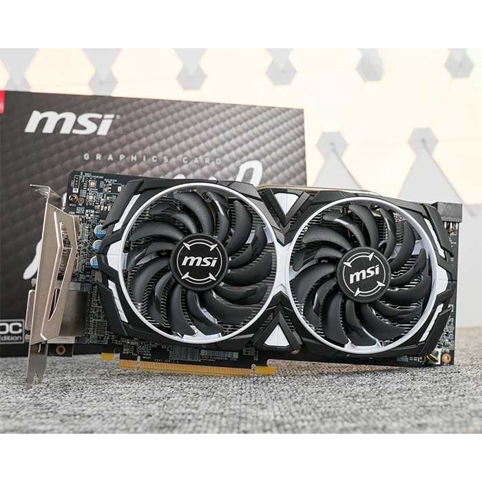 Card màng hình RX 570 580 Armor 8G Oc hàng chính hãng