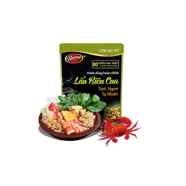 Nước Dùng Hoàn Chỉnh Lẩu Riêu Cua 230G Barona - Ngon Ngọt Đậm Vị Quê Hương | BigBuy360 - bigbuy360.vn