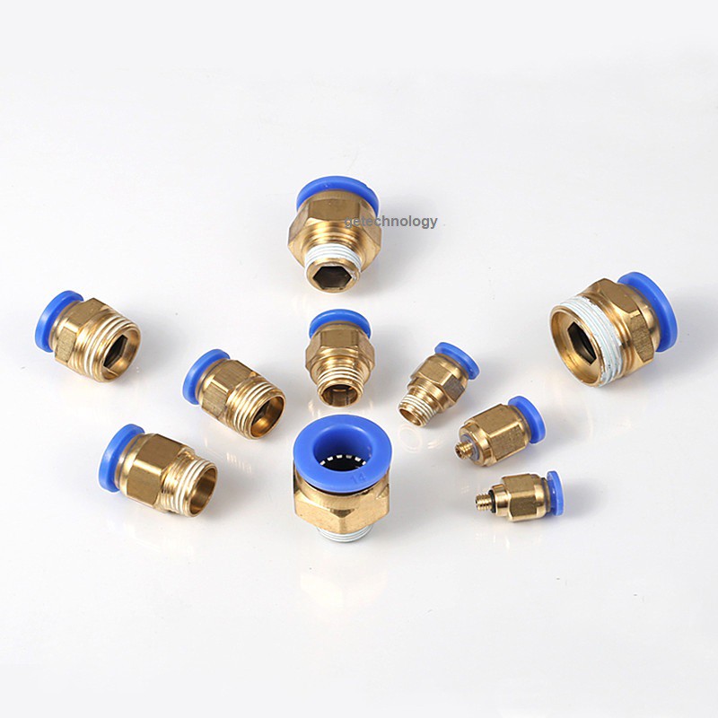ĐẦU NỐI NHANH KHÍ NÉN PC PC4-M5 PC4-01 PC4-02 PC4-03 PC6-M5/01/02  ĐẦU NỐI NHANH PC, CÚT NỐI HƠI KHÍ NÉN, ĐẦU NỐI HƠI PC
