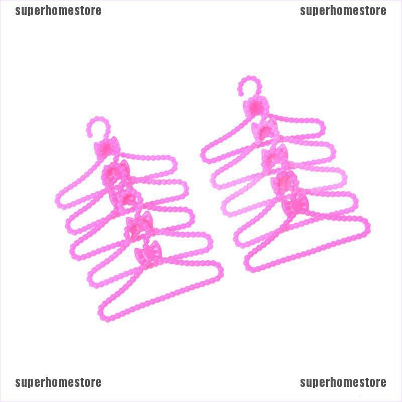 Set 20 Móc Treo Quần Áo / Giày / Váy Cho Búp Bê